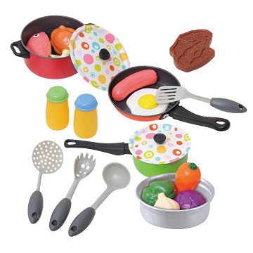 Play Pan Set with Food