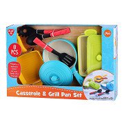 Grill Pan Set with Accessories, 8pcs.