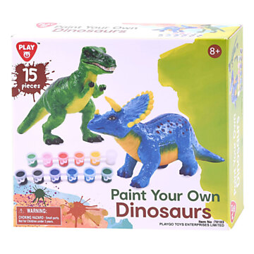 Play Paint your own Dinos, 15 pcs.