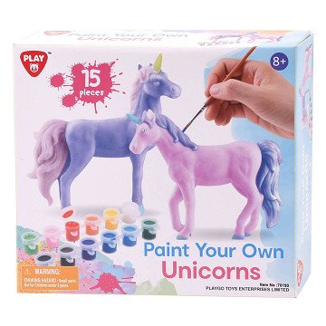 Playgo Paint your own Unicorns - 15pcs.