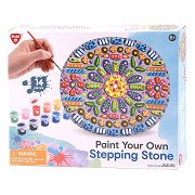 Playgo Paint Your Own Cement Stepping Stone - 14pcs.