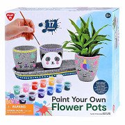 Play Paint your own Cement Flower Pots, 17 pcs.