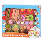Playgo Speelgoed Eten Lunch en Snacks Speelset - 60dlg.