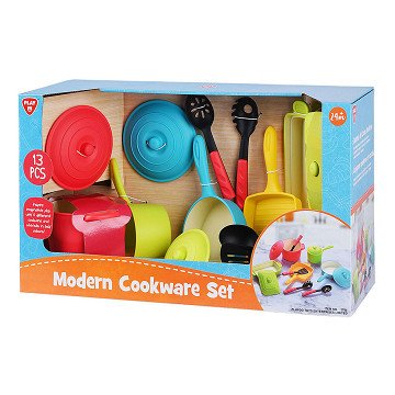 Playgo Pans and Kitchen Accessories Modern Playset - 13pcs.