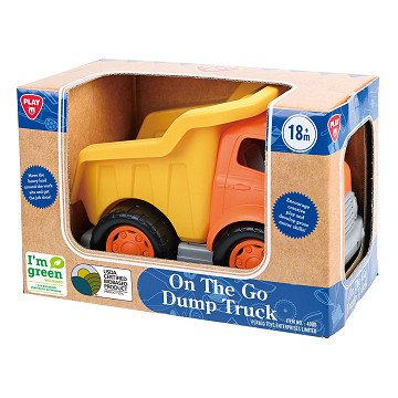 Playgo Biobased Dump Truck Yellow