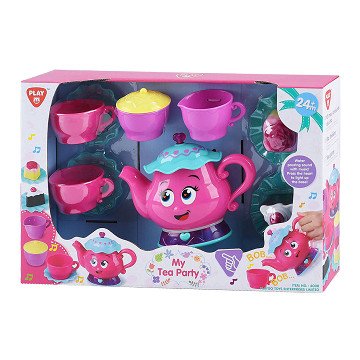 Playgo Tea Party Tea Set with Light and Sound - 12pcs.