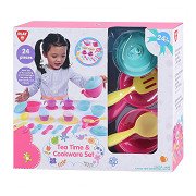 Playgo Tea Set and Cooking Accessories - 24 pcs.