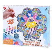 Playgo Paint Your Own Forest Fairy on Stone Paint Set - 14pcs.