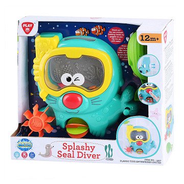 Playgo Bath Toys Splashing Seal with Diving Goggles