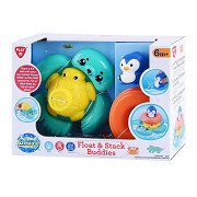 Playgo Bath Toys Stacking and Floating Sea Animals - 4pcs.