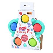 Play Baby Sensory Ring with Balls, 6pcs.