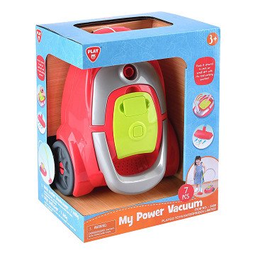 Playgo Toy Vacuum Cleaner Red - 7pcs.