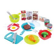 Play Kitchen Accessories and Play Food Set, 21pcs.