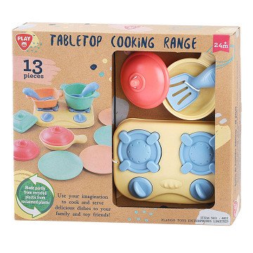 Playgo Tabletop Stove with Accessories Playset - 13pcs.