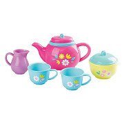 Play Tea Set Flowers Play Set, 7 pcs.