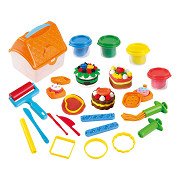 Play Treats Clay Set in Storage Box, 4 Clay Pots