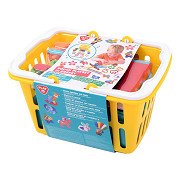 Playgo Clay Set in Shopping Cart - 4 Clay Pots