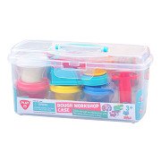Playgo Clay Workshop Set in Storage Case - 4 Clay Pots