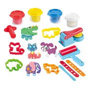Playgo Clay Workshop Set in Storage Case - 4 Clay Pots