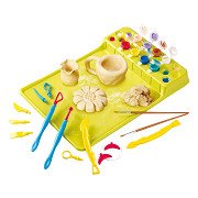 Play Sculpting Clay Set with Paint and Accessories, 20pcs.