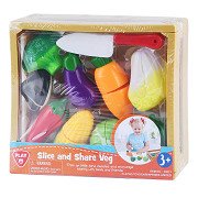 Playgo Cut Play Vegetables in Crate - 11pcs.
