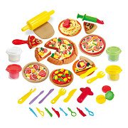 Playgo My Own Pizzeria Clay Set - 4 Clay Pots