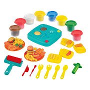 Play Diner Cafe Clay Set, 8 Clay Pots