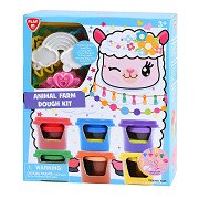 Playgo Farm Animals Clay Set - 6 Clay Pots