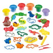 Play Dino Party Clay Set, 6 Clay Pots