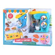Playgo Cafe and Lunchroom Clay Set - 4 Clay Pots - 22pcs.
