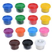 Play Rainbow Clay Set, 15 Clay Pots