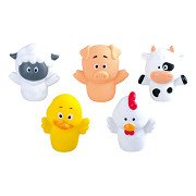 Playgo Farm Animal Finger Puppets - 5 pcs.