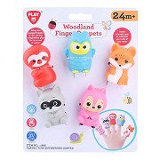 Playgo Vingerpoppetjes Bosdieren - 5st.