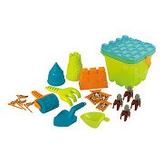 Playgo Beach Set Castle with Accessories, 21pcs.