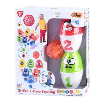 Play Bowling Playset Faces, 13pcs.