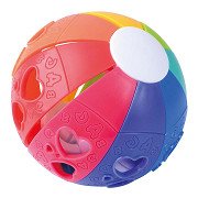 Playgo Regenbogen-Wirbelball mit Rasselgeräusch