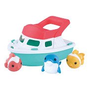Playgo Badset Boot met Spuitfiguurtjes - 4dlg.