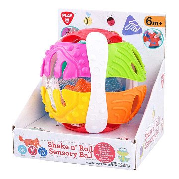 Playgo Shake and Roll Sensory Ball - 3pcs.