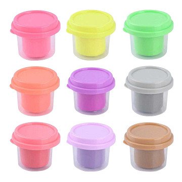 Playgo Clay Set 9 Neon Colors - 9x56gram
