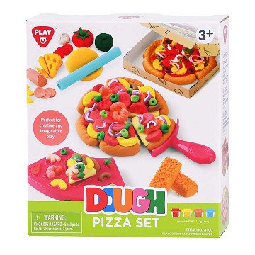 Playgo Pizza Clay Set - 4 Clay Pots