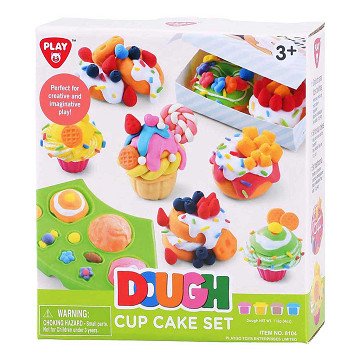 Playgo Cup-Cake Clay Set - 4 Clay Pots