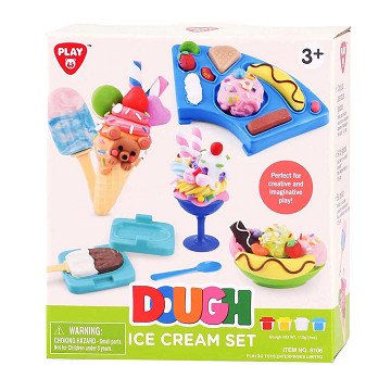 Playgo Ice Cream Clay Set - 4 Clay Pots
