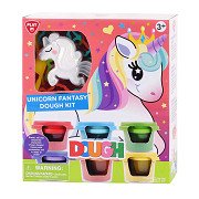 Playgo Fantasy Unicorn Clay Set - 6 Clay Pots