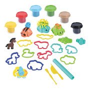 Playgo Tierinsel Ton-Set - 6 Tontöpfe