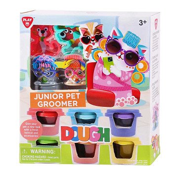 Playgo Junior Pet Groomer Clay Set - 6 Clay Pots
