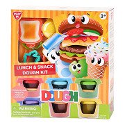 Playgo Lunch- und Süßigkeiten-Tonset – 6 Tontöpfe