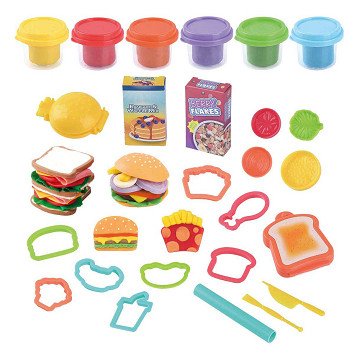Playgo Lunch and Candy Clay Set - 6 Clay Pots