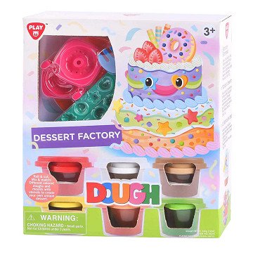 Playgo Dessert Clay Set - 6 Clay Pots