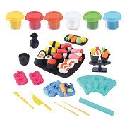 Playgo Sushi Ton-Set - 6 Tontöpfe