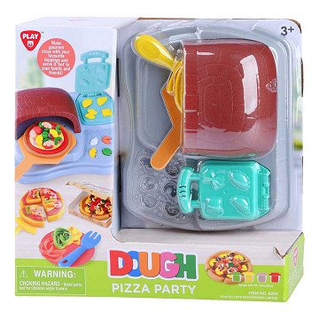 Playgo Pizza Party Clay Set - 4 Clay Pots